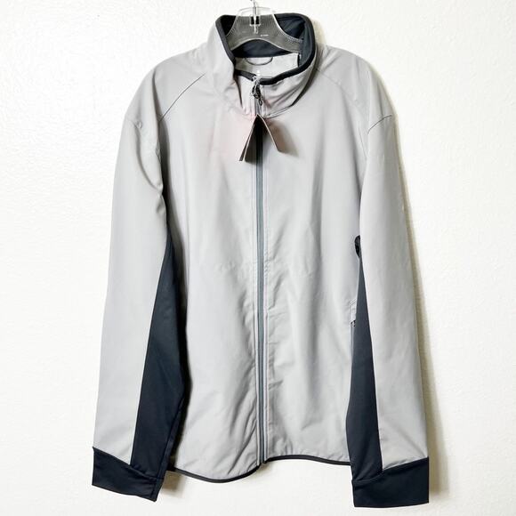 ELEVATE SOPRIS SOFTSHELL MEN SILVER/GREY STORM JACKET BRAND NEW SIZE 2XL - Picture 1 of 10